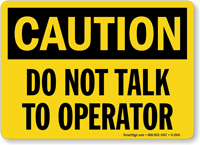 Caution: