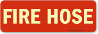 Fire Hose Sign