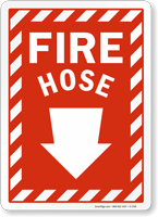 Fire Hose Sign