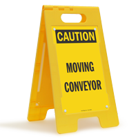 OSHA Caution Floor Standing Sign