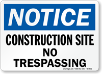 Notice  Sign