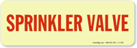 Sprinkler Valve Sign