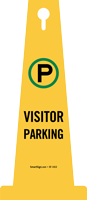 4 sided Safety Cone Sign