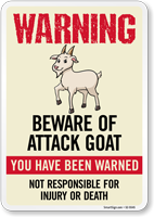 You Have Been Warned Not Responsible For Injury Or Death Sign