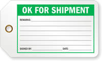 Ok For Shipment