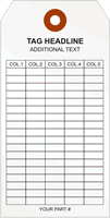 Custom Tag Vertical Table