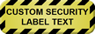 Create Tamper Proof Security Seal Label
