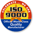 ISO 9000 COMMITMENT TO QUALITY Hard HAT DECAL