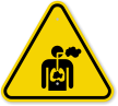ISO Inhalation Hazard Symbol Warning Sign