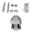 Brick Concrete Wedge Anchor Bolts for Sign Wall Mounting 