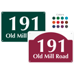 Custom Address Sign With House Number And Street Name
