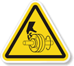 Cutting Of Fingers Or Hand/Rotating Shaft Label