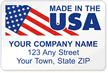 Made in the USA Label