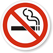 ISO P002 No Smoking Label