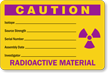 Radioactive Material Label