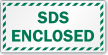 SDS Enclosed Striped Border Label