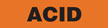 Acid (Orange) Adhesive Pipe Marker