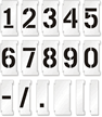 Interlocking Number Floor Stencil Set, 0 9