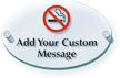 Add Custom No Smoking Message ClearBoss Sign