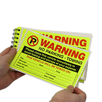 Please Move this Vehicle Immediately to Avoid Towing Stickers
