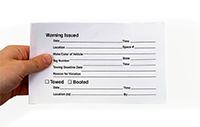 Handicapped Parking Violation Stickers
