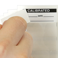 5/8" x 1½" Self-Laminating Calibration Label