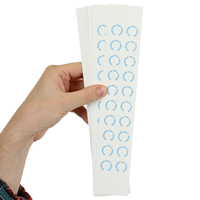 Destructible ¾" Circle Calibration Seals