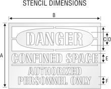 Stencil ST 0161