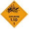 Explosive 1.1D Paper HazMat Label