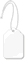 White Merchandise Tag (with strings)